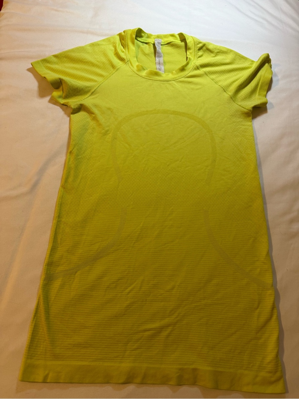 lululemon athletica Neon Yellow Performance Tee